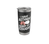Citation « I Have Asthma » - Sensibilisation à l'asthme Gobelet isotherme en acier inoxydable double paroi