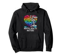 Citation « I Have Time to Listen Mental Health Awareness Matters » Sweat à Capuche