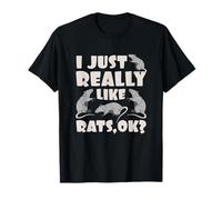 Citation « I Just Really Like Rats, Ok? Cute Rat Lover » T-Shirt
