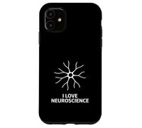 Citation « I Love Neuroscience Brain Design STEM » Coque pour iPhone 11