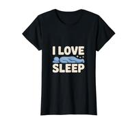 Citation « I Love Sleep Dreamer Relaxation » T-Shirt Graphique avec Valeur