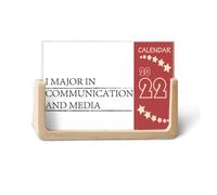 Citation I Major In Communication and Media Calendrier de bureau 2022 12 mois
