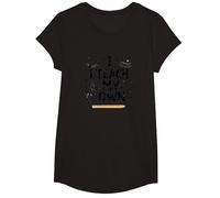 Citation « I Teach My Own Homeschool Mom Education Pride » T-Shirt, Fille, Noir, XS