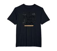 Citation « I Teach My Own Homeschool Mom Education Pride » T-Shirt, Homme Grandes Tailles, Noir, 2X Tall