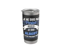 Citation Idée albert rigolo Prénom Humour je suis albert Gobelet isotherme en acier inoxydable double paroi