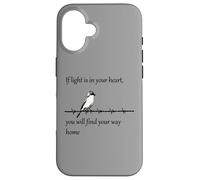 Citation If Light is in Your Heart You Will Find Your Way Home Coque pour iPhone 16