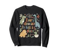 Citation Inclusive de Dinosaures Mignons pour Enfants avec des Dinosaures amicaux Sweatshirt