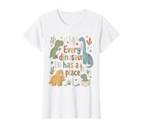 Citation Inclusive de Dinosaures Mignons pour Enfants avec des Dinosaures amicaux T-Shirt Graphique avec Valeur