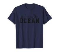 Citation inspirante As Free As The Ocean T-Shirt