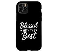 Citation inspirante Blessed with The Best Christian Faith Coque pour iPhone 11 Pro
