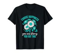 Citation inspirante « Choose happiness Stay Strong Always » T-Shirt