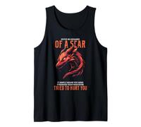 Citation inspirante de créature Fantaisie Force de Cicatrice de Dragon Débardeur