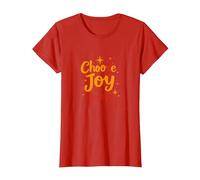 Citation inspirante de positivité « Choose Joy Over Everything » T-Shirt, Femme, Rouge, 3XL