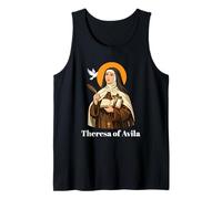 Citation inspirante de Sainte Thérèse d'Avila - Design Vintage Débardeur