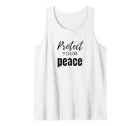 Citation inspirante de Soins personnels Protégez Votre Paix Débardeur