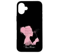 Citation inspirante d'Eleanor Roosevelt avec Une Signature Coque pour iPhone 16 Plus