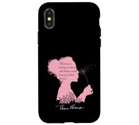 Citation inspirante d'Eleanor Roosevelt avec Une Signature Coque pour iPhone X/XS