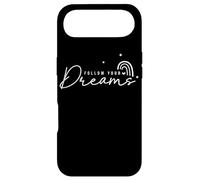 Citation inspirante d'étoiles Arc-en-Ciel Follow Your Dreams Coque pour iPhone Air