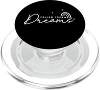 Citation inspirante d'étoiles Arc-en-Ciel Follow Your Dreams PopSockets PopGrip pour MagSafe