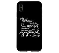 Citation inspirante du Verset de la Bible - Perhaps This is The Moment Coque pour iPhone XS Max