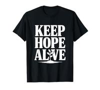 Citation inspirante Keep Hope Alive T-Shirt Graphique avec Valeur