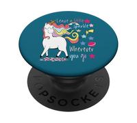 Citation inspirante « Leave a Little Sparkle Where You Go » PopSockets PopGrip Adhésif