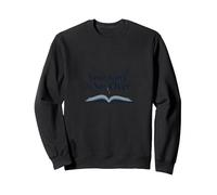Citation inspirante pour Les Amateurs de Livres Your Story is Not Over Sweatshirt, Unisexe pour Adultes, Noir, S