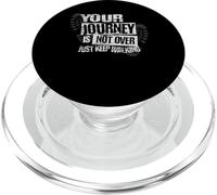 Citation inspirante pour Voyageur « Your Journey is Not Over » PopSockets PopGrip pour MagSafe