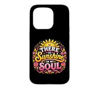 Citation inspirante rétro « There is Sunshine in My Soul » Coque pour iPhone 15 Pro