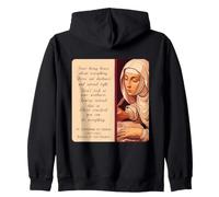 Citation inspirante St. Catherine Start Being Brave Sweat à Capuche
