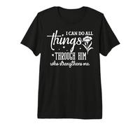Citation inspirante sur la Foi et la Force T-Shirt Haut de Gamme