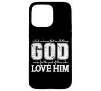 Citation inspirante sur l'amour et l'espoir en la Foi Coque pour iPhone 15 Pro Max