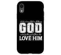 Citation inspirante sur l'amour et l'espoir en la Foi Coque pour iPhone XR