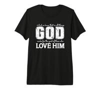 Citation inspirante sur l'amour et l'espoir en la Foi T-Shirt Haut de Gamme