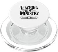 Citation inspirante Teaching is My Ministry PopSockets PopGrip pour MagSafe