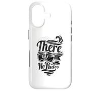 Citation inspirante « There are No Rules » Coque pour iPhone 17