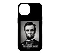 Citation Internet Abe Lincoln Coque pour iPhone 14