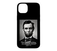 Citation Internet Abe Lincoln Coque pour iPhone 14 Plus