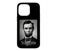 Citation Internet Abe Lincoln Coque pour iPhone 14 Pro Max