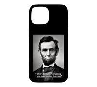 Citation Internet Abe Lincoln Coque pour iPhone 15
