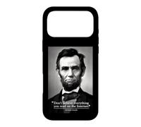 Citation Internet Abe Lincoln Coque pour iPhone 17 Pro Max