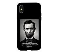 Citation Internet Abe Lincoln Coque pour iPhone X/XS
