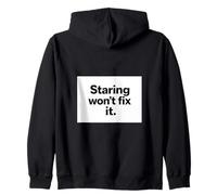 Citation ironique de Sensibilisation au Vitiligo Staring Won't Fix It Sweat à Capuche