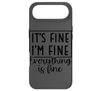 Citation It's Fine I'm Fine Everything is Fine Coque pour iPhone Air