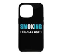 Citation « J'arrête de Fumer » Coque pour iPhone 13 Pro