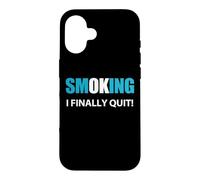 Citation « J'arrête de Fumer » Coque pour iPhone 16