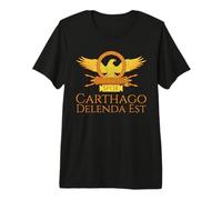 Citation Latine Classique - Carthage Doit être détruit - Histoire T-Shirt Haut de Gamme