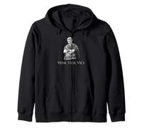 Citation Latine de Jules César - Veni Vidi Vici - Histoire Romaine Sweat à Capuche