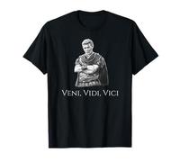 Citation Latine de Jules César - Veni Vidi Vici - Histoire Romaine T-Shirt
