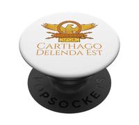 Citation Latine de la Rome Antique SPQR Eagle - Carthago Delenda Est PopSockets PopGrip Adhésif